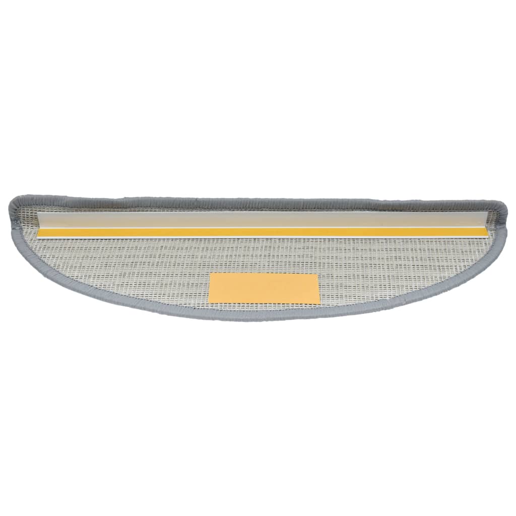 Treppenmatten 15 Stk. Grau 65x21x4 cm