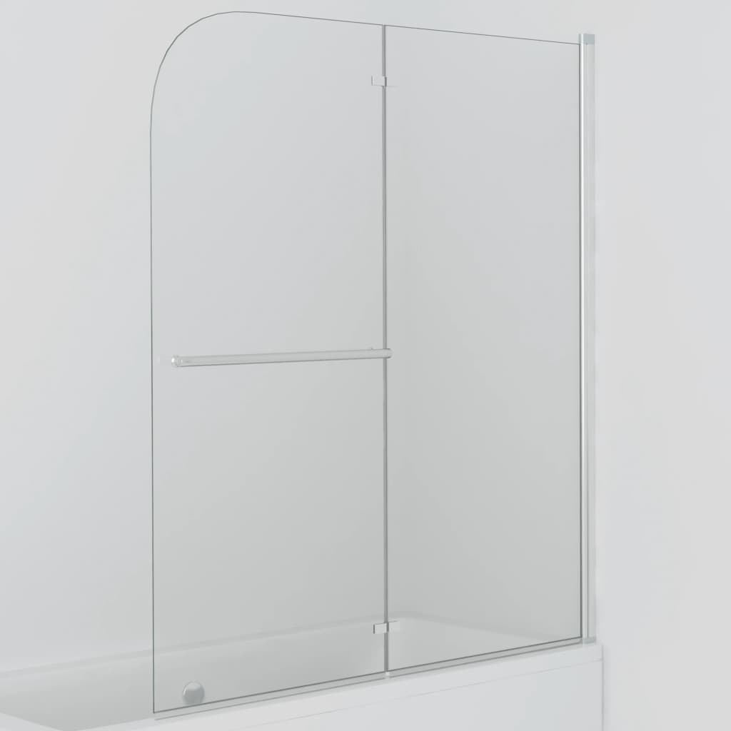 Faltbare Duschkabine 2 Paneele ESG 120 x 140 cm