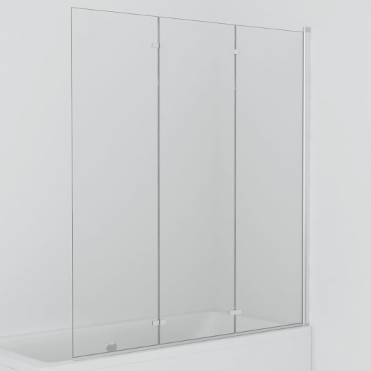 Faltbare Duschkabine 3 Paneele ESG 130 x 138 cm