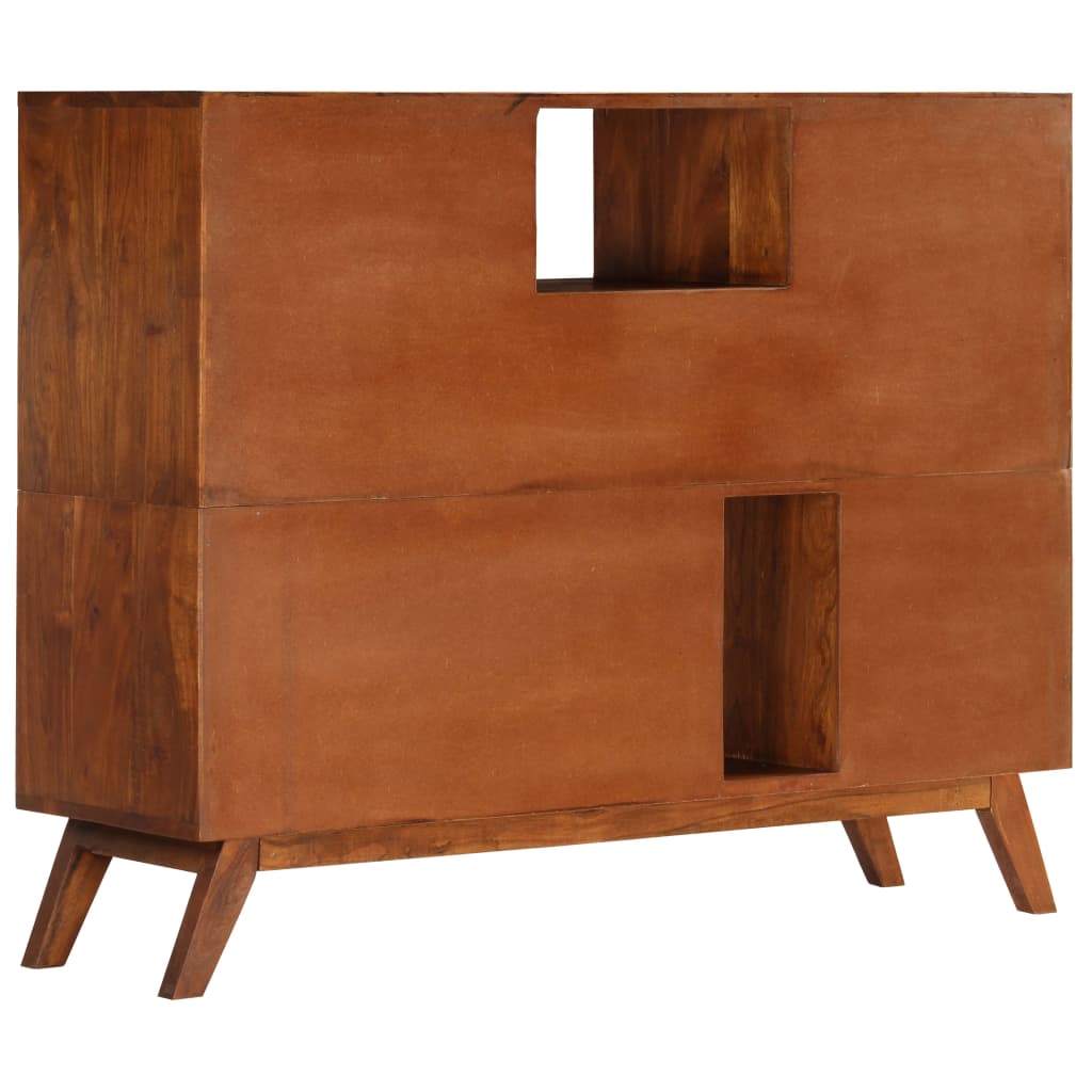 Sideboard 115x35x86 cm Massivholz Akazie