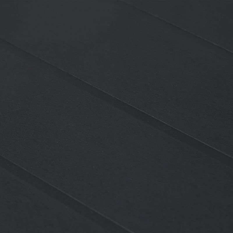 Gartentisch Anthrazit 220x90x72 cm Kunststoff Rattan-Optik