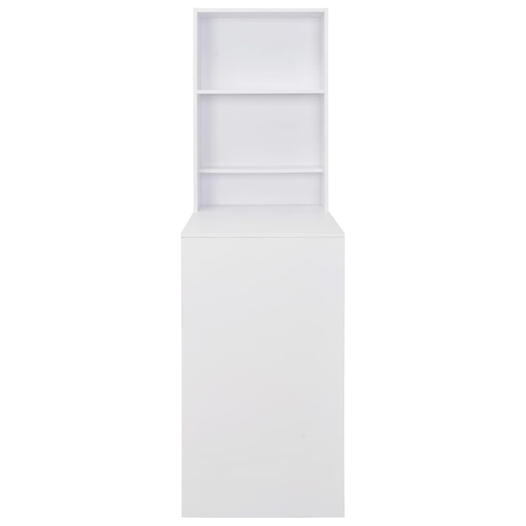 Bartisch mit Schrank Weiß 115x59x200 cm