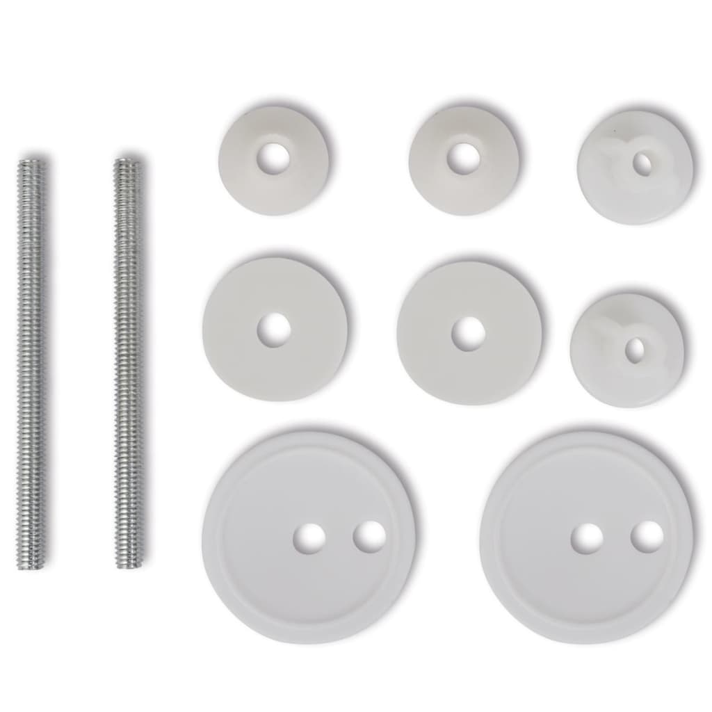 Toilettensitze mit Deckel 2 Stk. MDF New York