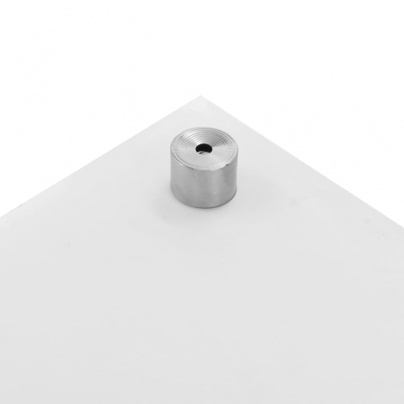 Küchenrückwand Weiß 100x40 cm Hartglas