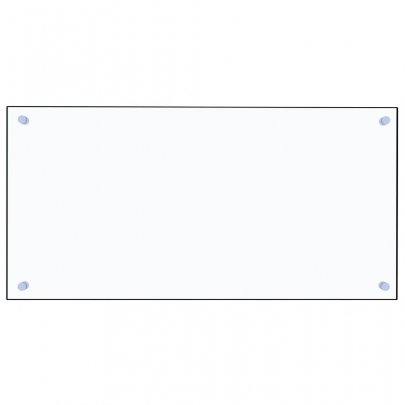 Küchenrückwand Transparent 80×40 cm Hartglas