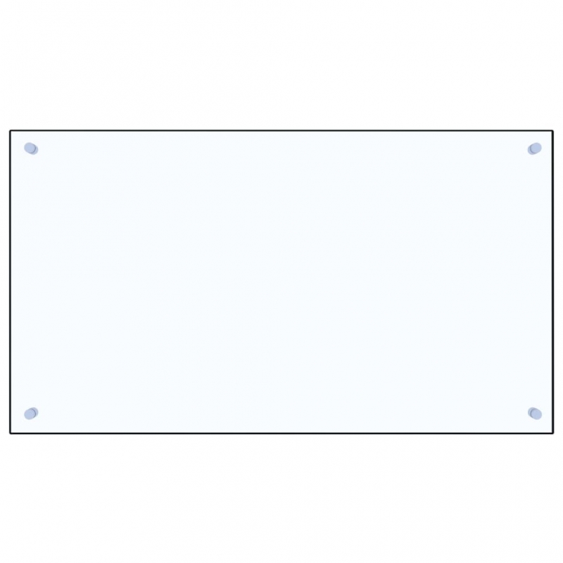 Küchenrückwand Transparent 90×50 cm Hartglas
