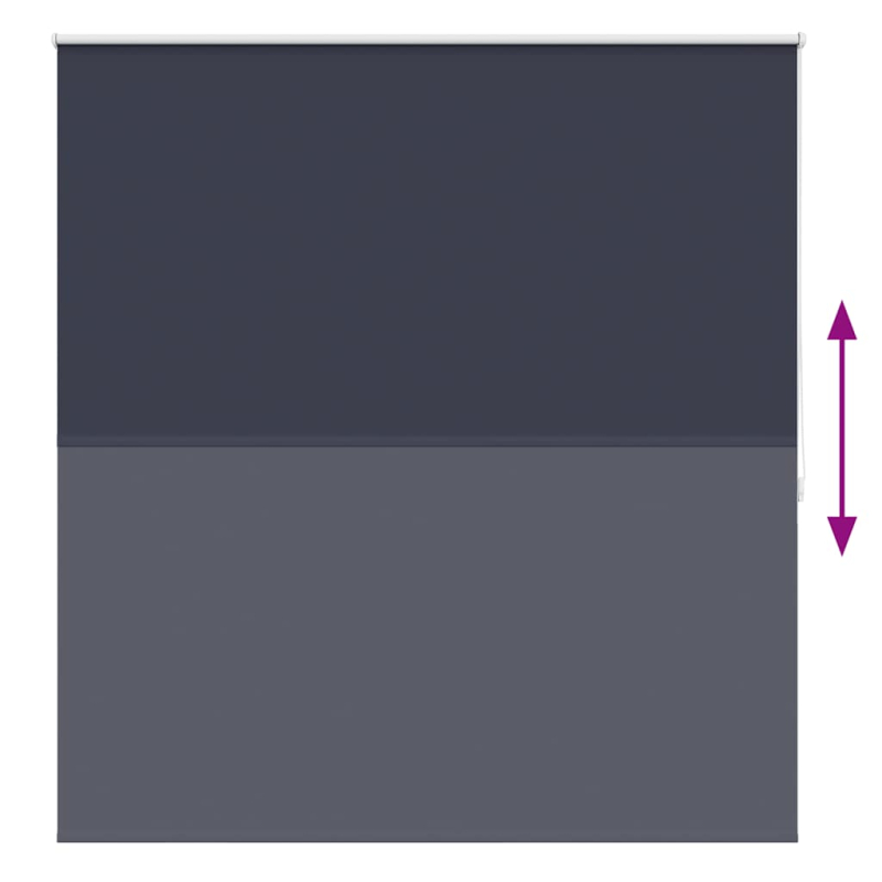 Verdunkelungsrollo 160 x 175 cm blau