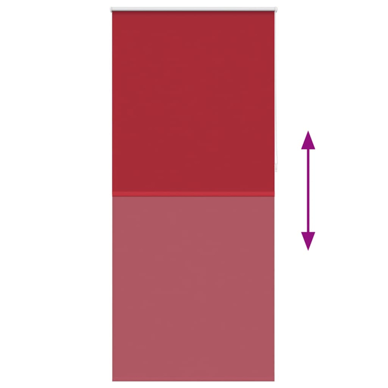 Verdunkelungsrollo 80 x 230 cm rot