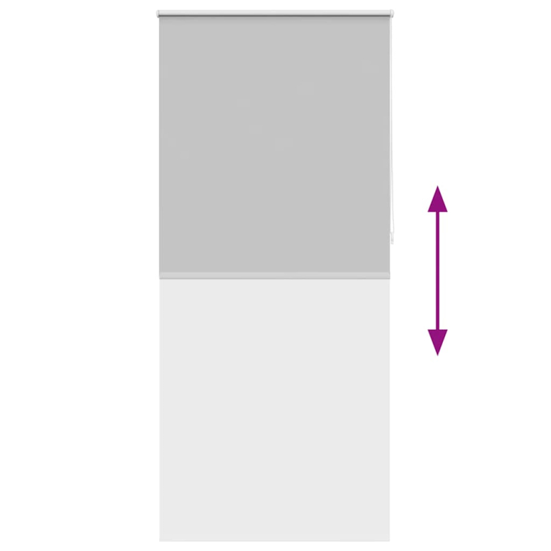 Verdunkelungsrollo Rollo 120 x 230 cm grau