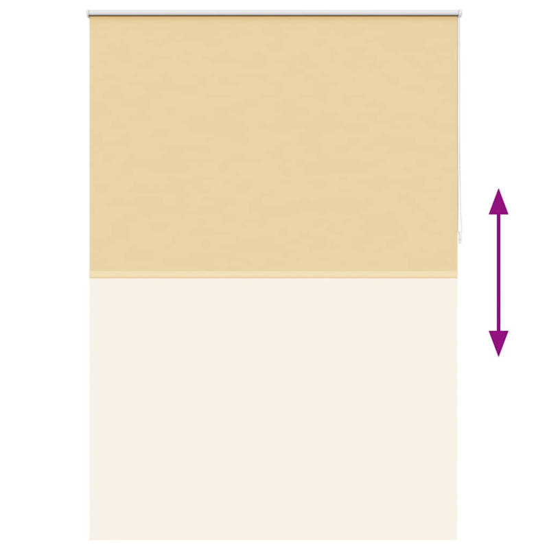 Verdunkelungsrollo  140 x 230 cm beige