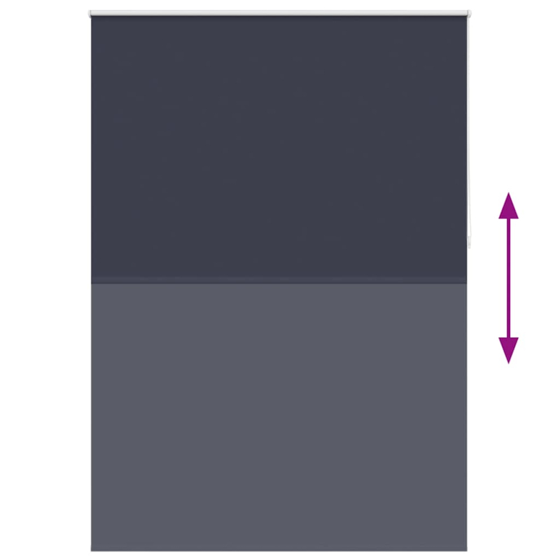 Verdunkelungsrollo 160 x 230 cm blau