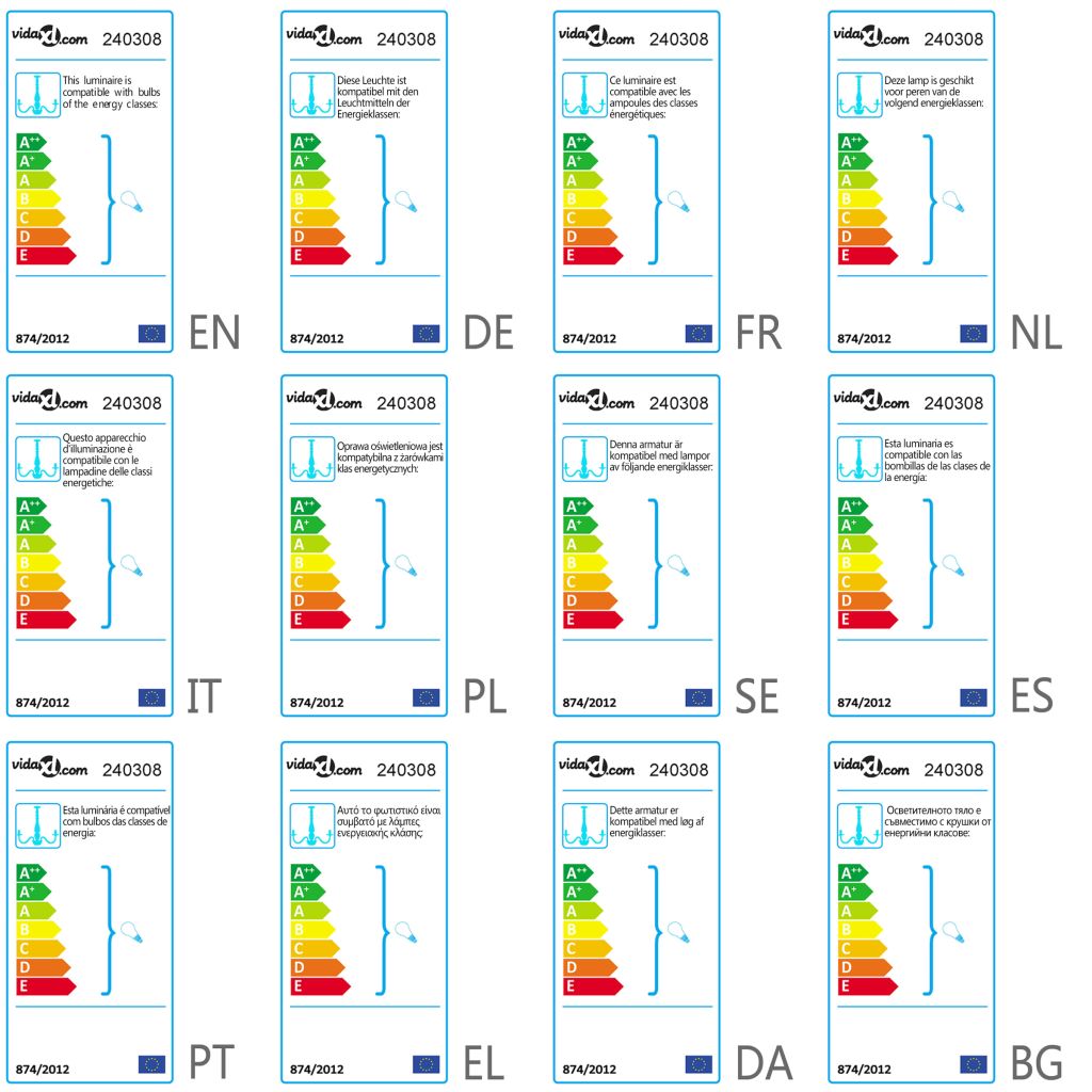 Kronleuchter 5 Glühbirnen Schwarz