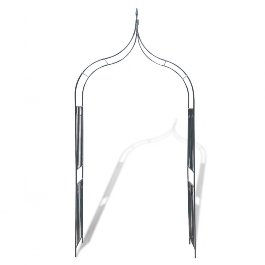 Rosenbogen mit Deko-Spitzen Dunkelgrün