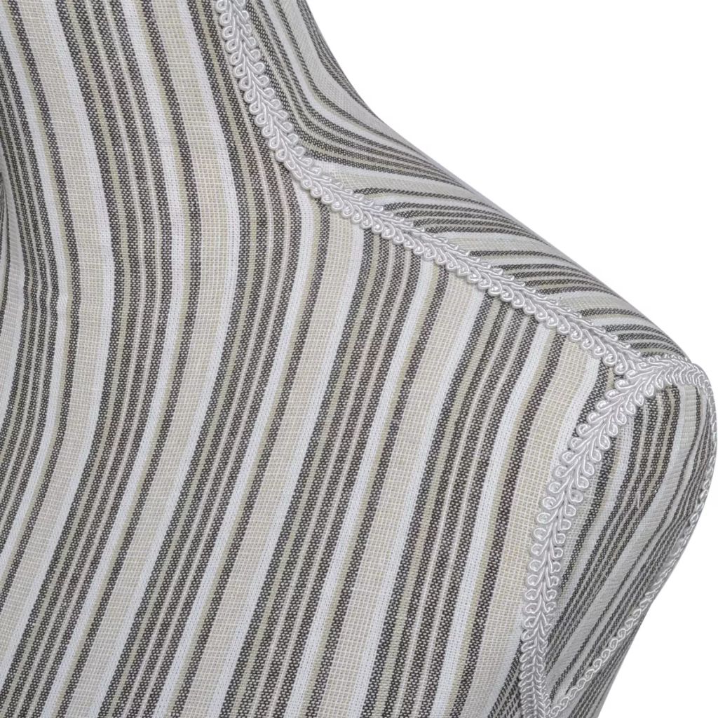 Damenbüste Schneiderpuppe Büste Torso Mannequin Leinen mit Streifen