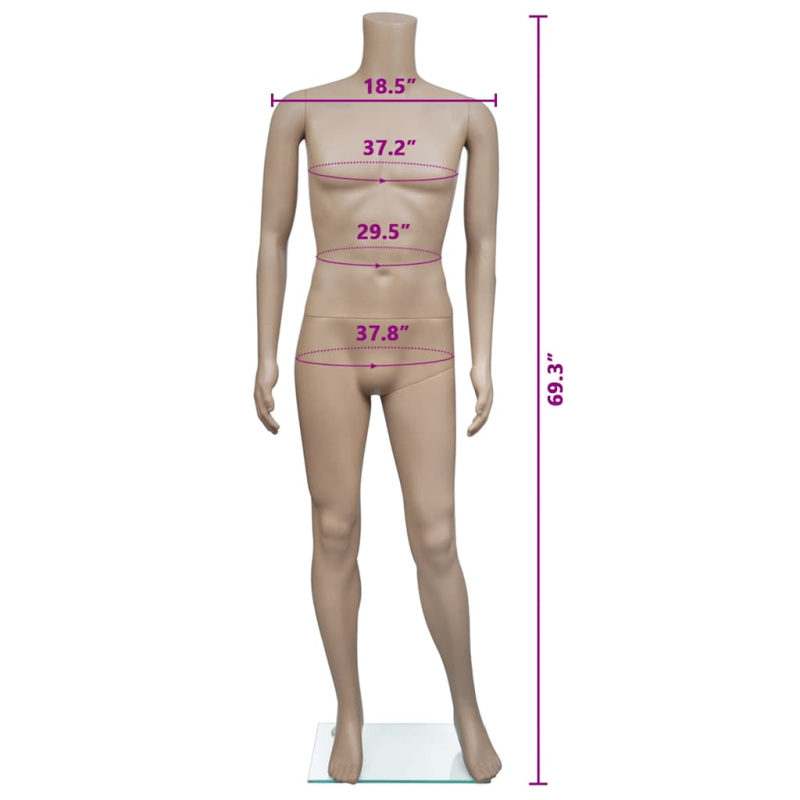 Schaufensterpuppe Mann ohne Kopf