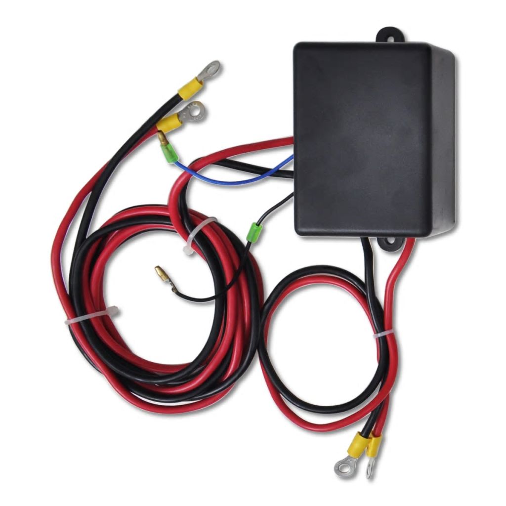 12 V Elektrische Seilwinde 1360kg + Montageplatte Fernbedienung