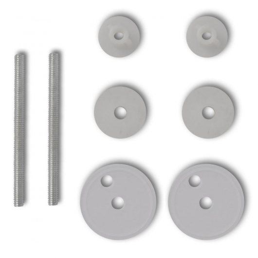 Toilettensitz MDF Deckel Schlichtes Design Braun