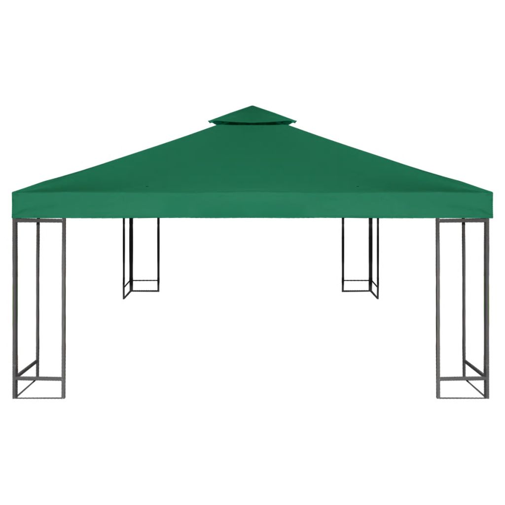 Pavillon-Ersatzdach 310 g/m² Grün 3x3 m