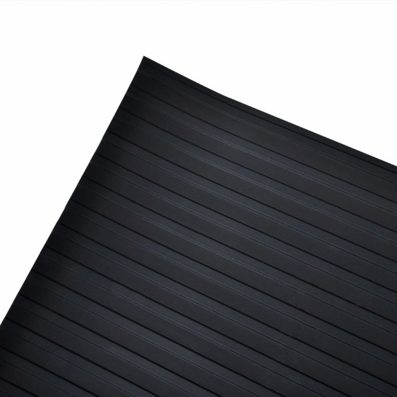 Gummimatte Anti-Rutsch 2 x 1 m Breit Geriffelt