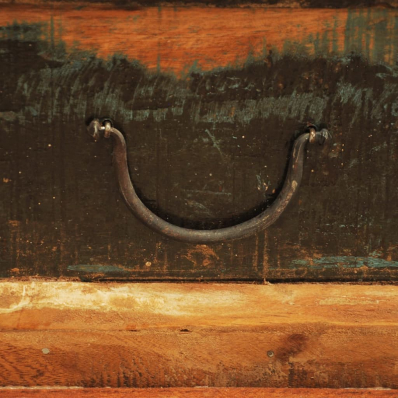 Couchtisch mit Stauraum Vintage Altholz