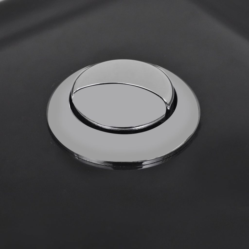 Toilette für Ecke Keramik Schwarz