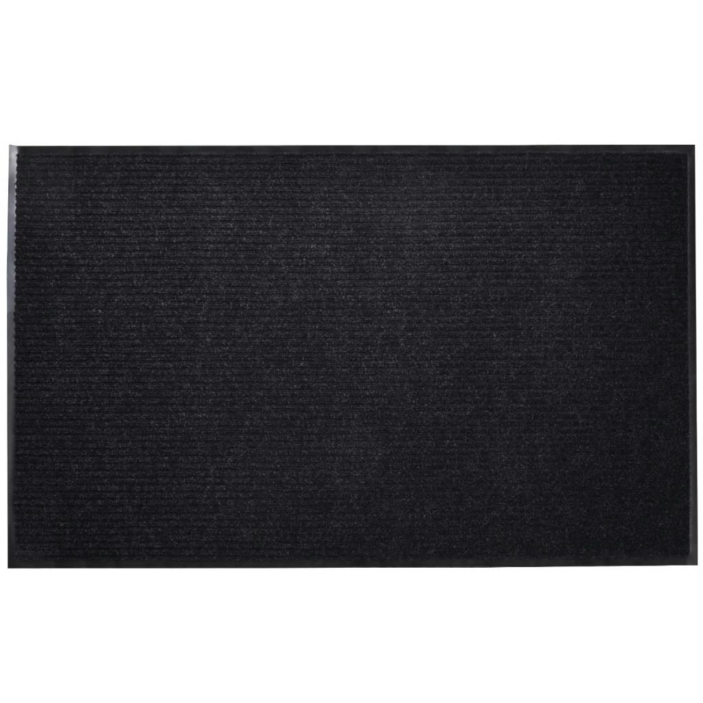 Schwarze PVC Türmatte 90 x 60 cm