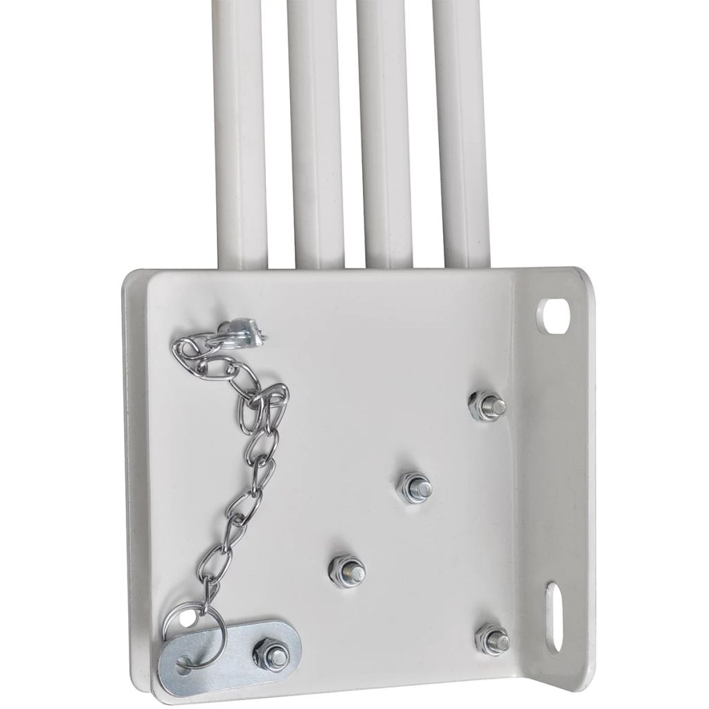 Faltbarer Balkonfächer Terracotta-Rot 140×140 cm