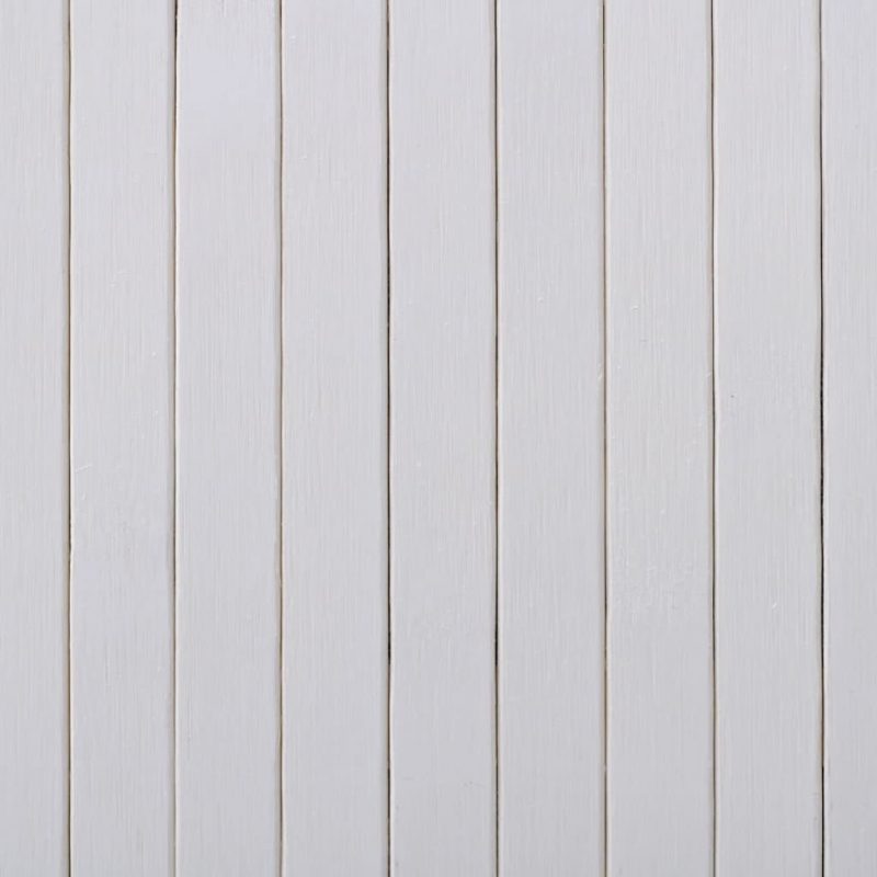 Raumteiler Bambus Weiß 250×165 cm