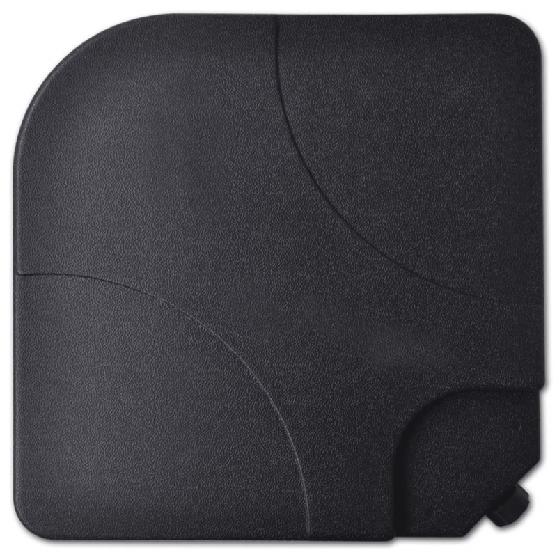 Sonnenschirm Aluminium Tragbarer Sonnenschirmständer Weiß