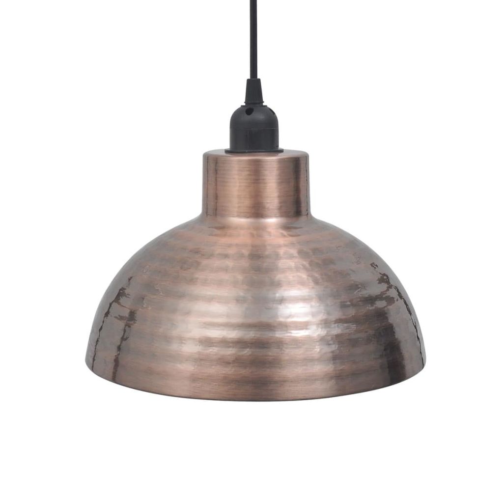 Deckenleuchten 2 stk halbkugelförmig kupferfarben