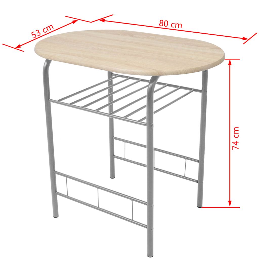 Frühstückstisch Bar-Set MDF