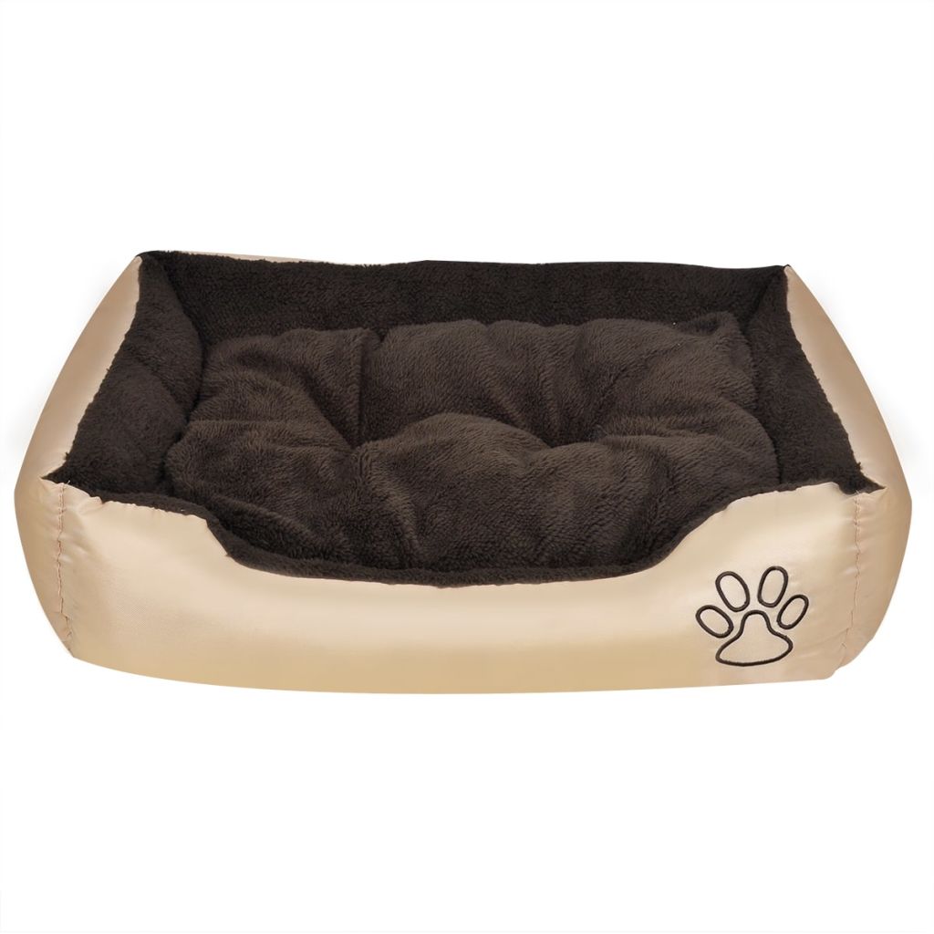 Hundebett Beige und Braun XXL