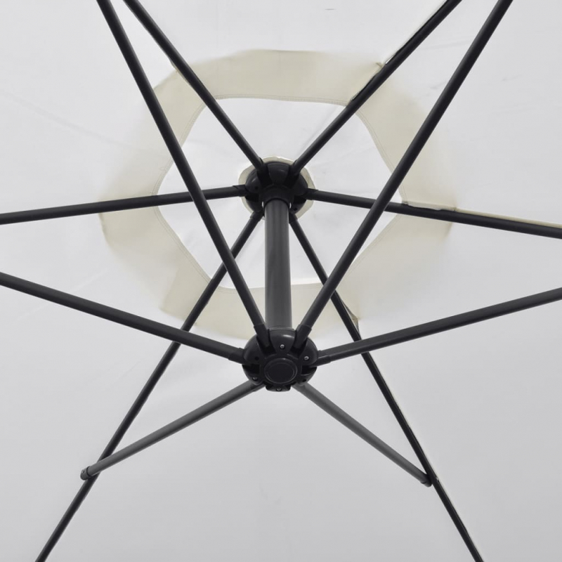 Ampelschirm 3 m Sandweiß