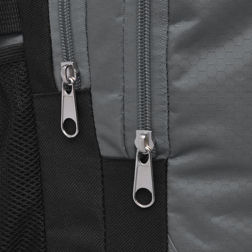 Schulrucksack 40 L Schwarz und Grau