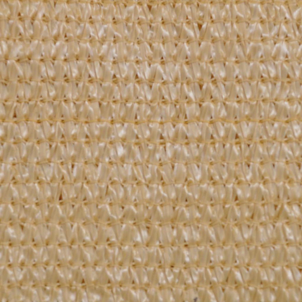 Sonnensegel HDPE Dreieckig 3,6x3,6x3,6 m Beige