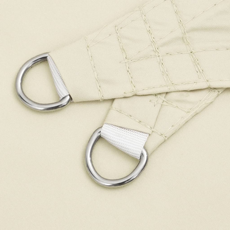 Sonnensegel Oxford-Gewebe Rechteckig 2x4 m Creme