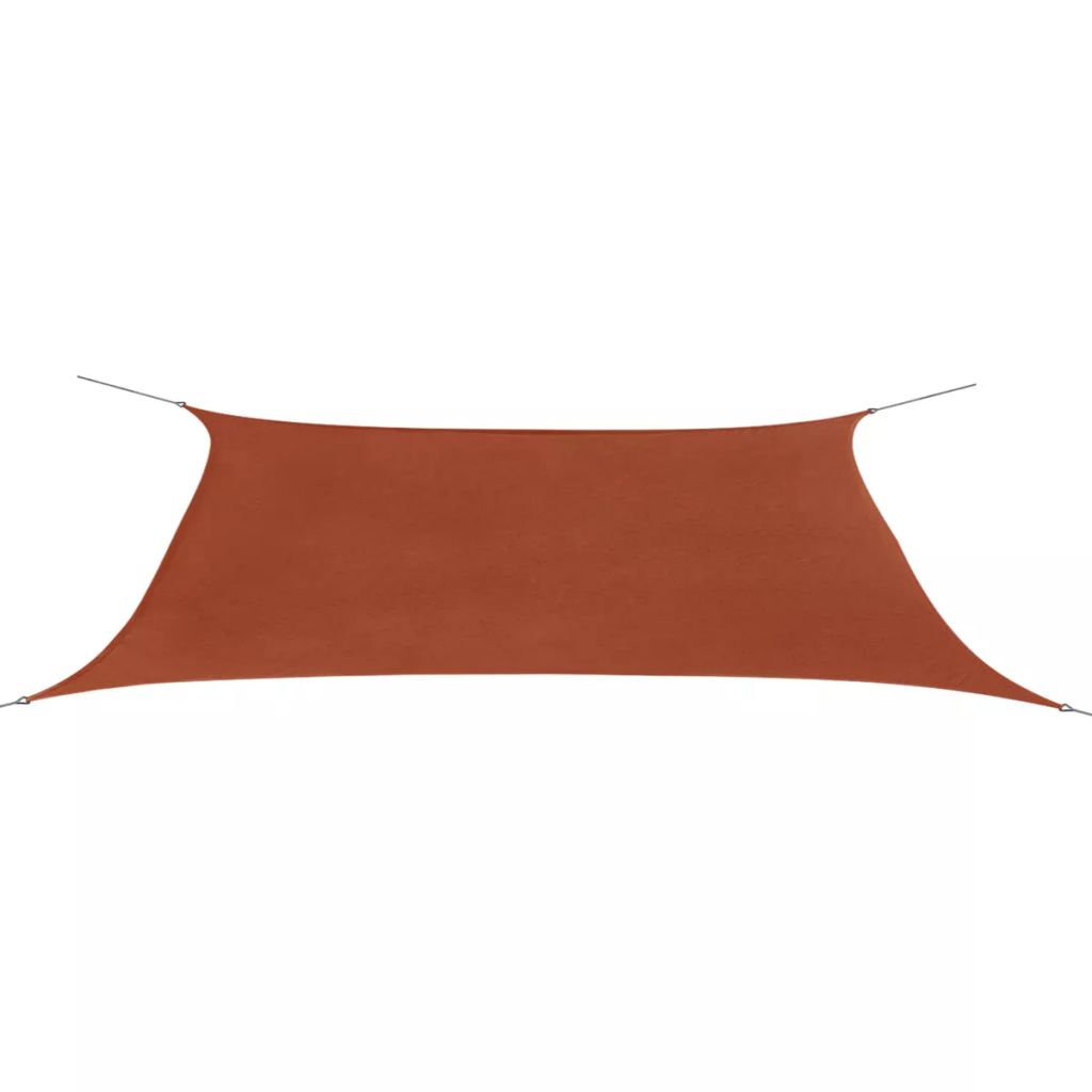 Sonnensegel Oxford-Gewebe Rechteckig 4x6 m Terracotta