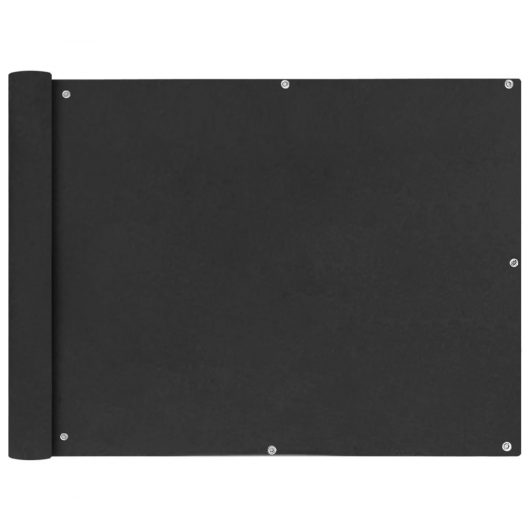 Balkonsichtschutz Oxfordgewebe 90x600 cm Anthrazit