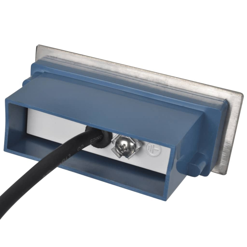 LED-Wandeinbauleuchten für Treppen 6 Stk. 44x111x56 mm