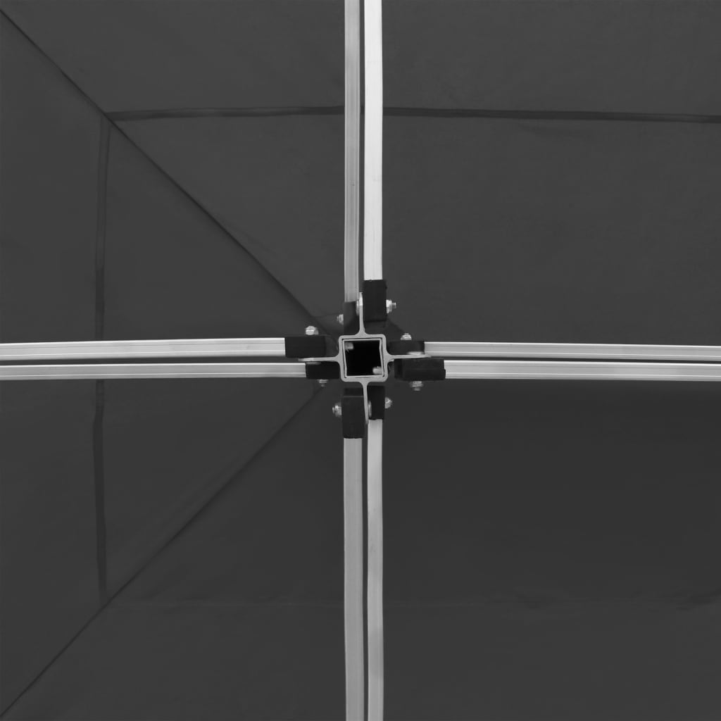 Profi-Partyzelt Faltbar Aluminium 6x3 m Anthrazit