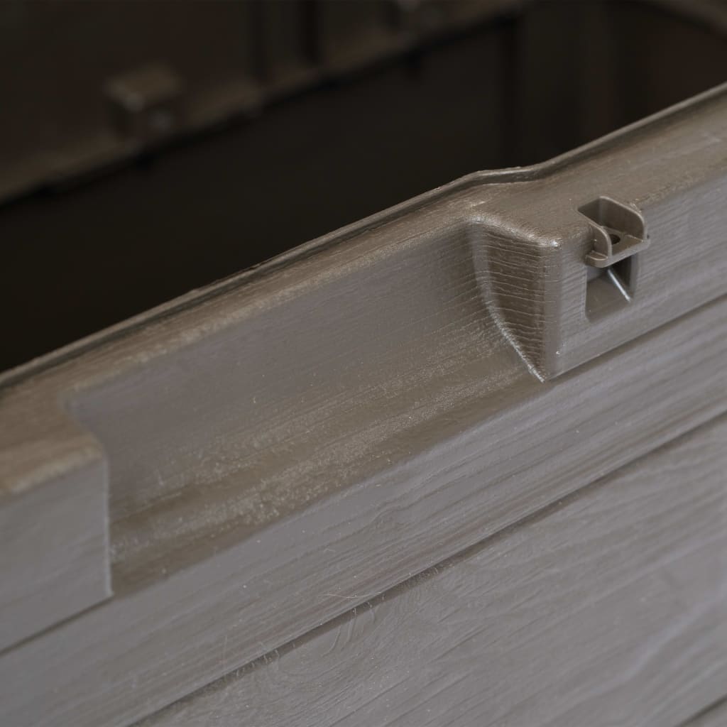 Garten-Aufbewahrungsbox 280 L Braun