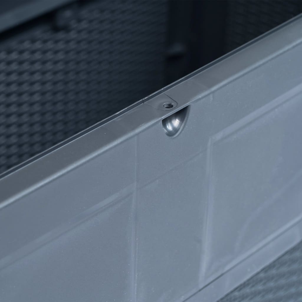 Garten-Aufbewahrungsbox 320 L Anthrazit