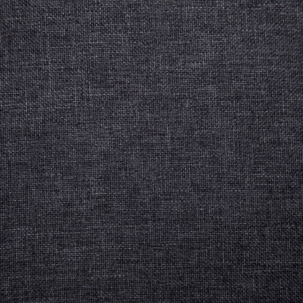 Sitzbank 139,5 cm Dunkelgrau Polyester