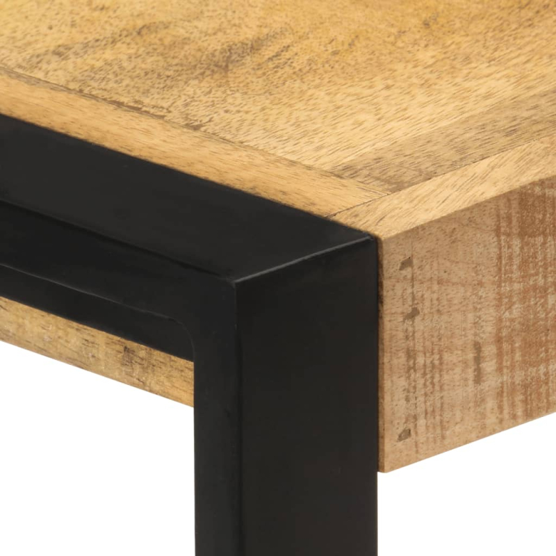 Beistellschrank 120x30x75 cm Massivholz Mango