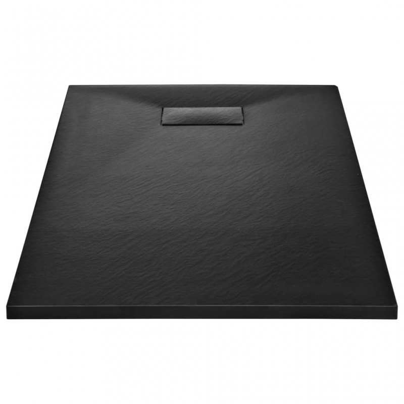 Duschwanne SMC Schwarz 120×70 cm