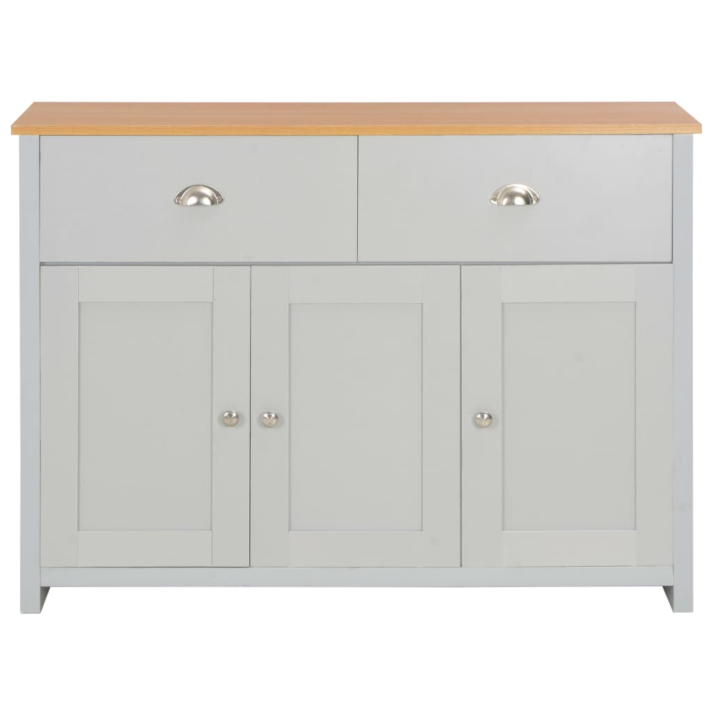 Sideboard Grau 112x35x81 cm