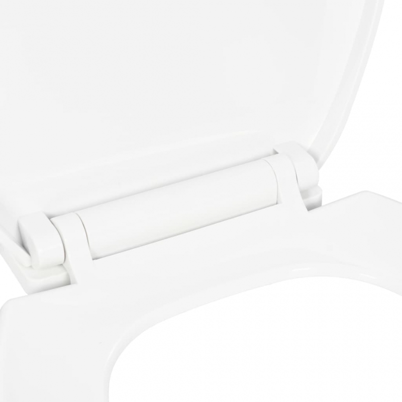 Toilettensitz mit Absenkautomatik und Quick-Release-Design Weiß