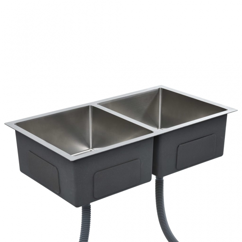 Handgefertigte Küchenspüle Edelstahl