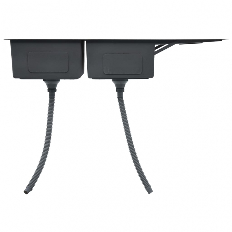 Handgefertigte Küchenspüle Edelstahl