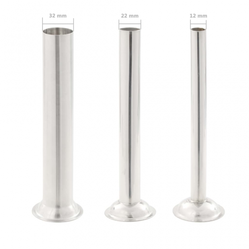 Manueller Wurstfüller Silbern 3 L Edelstahl